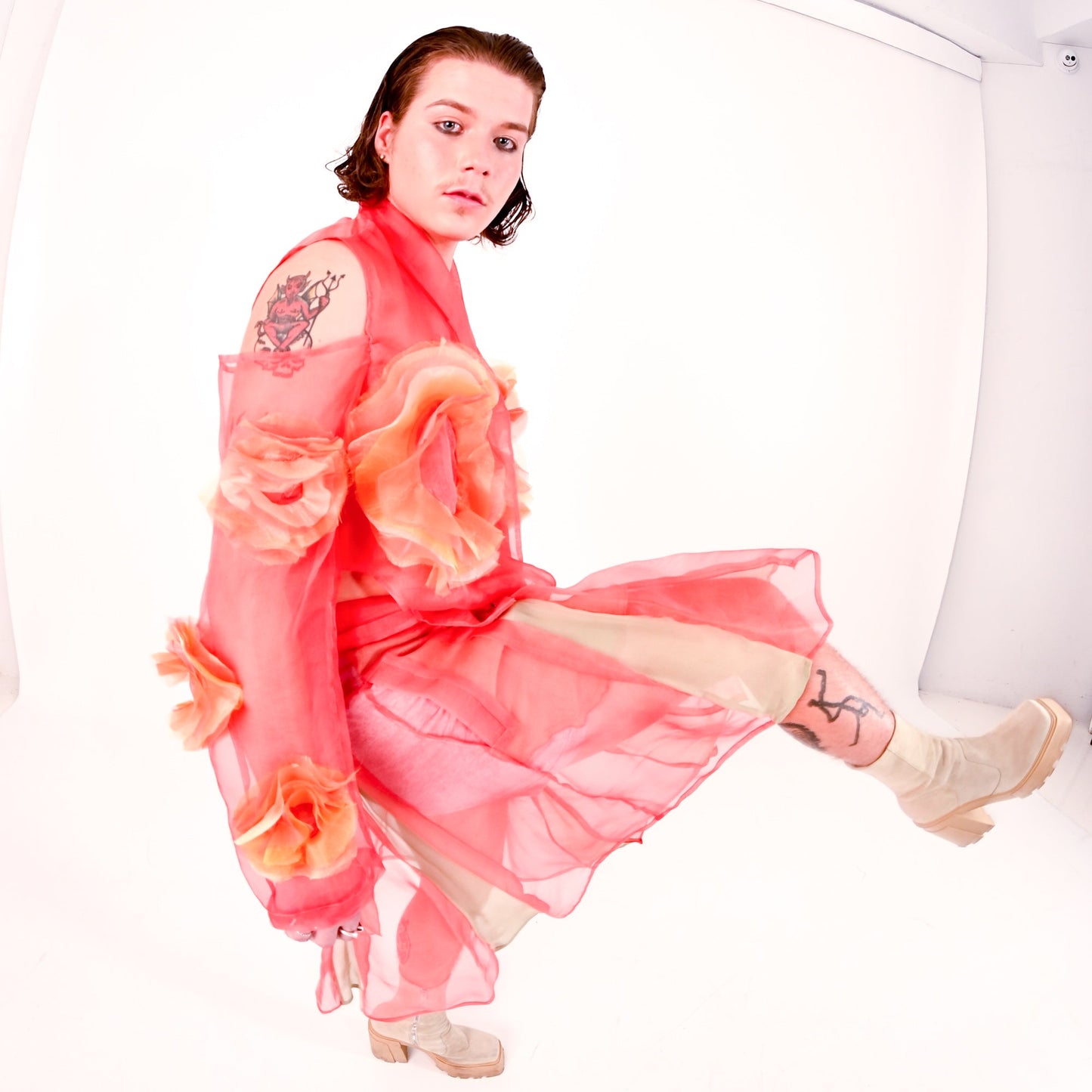 Blossom Silk Organza Jacket - LLESSUR NYC