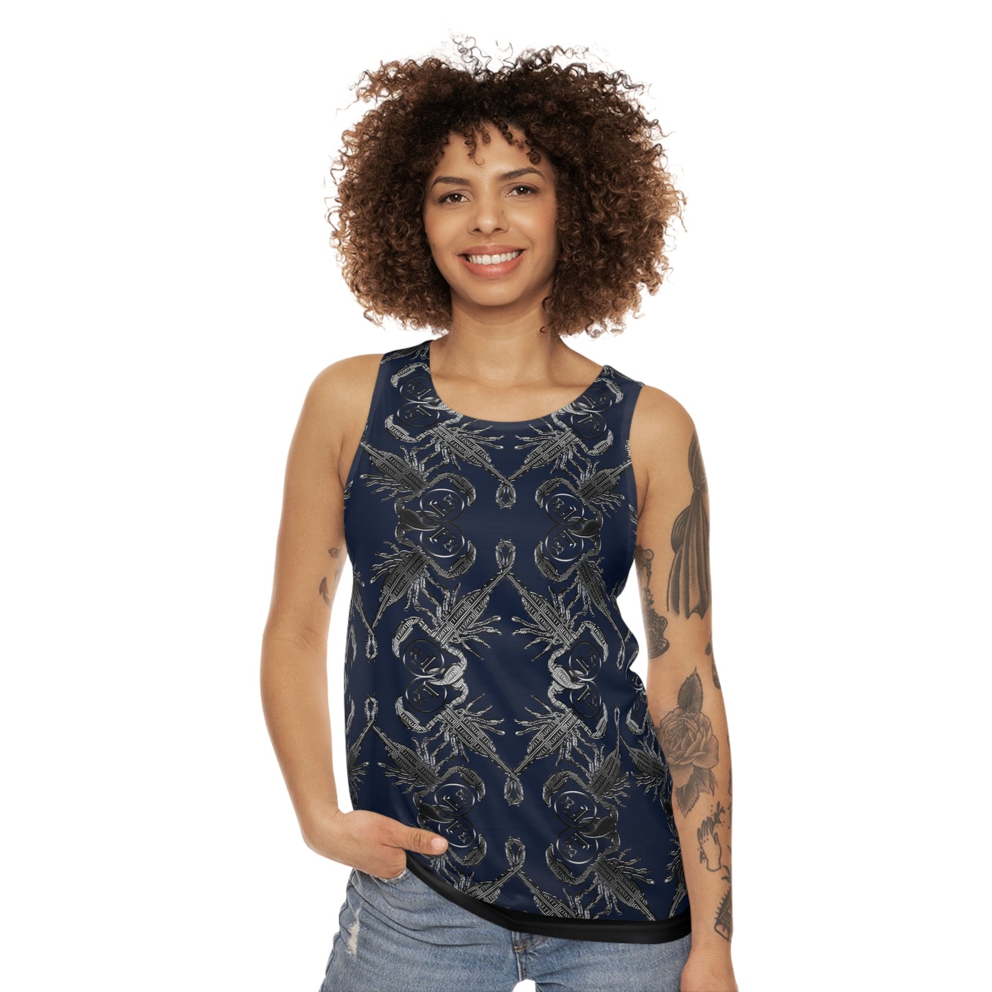 Unisex Graphic Tank Top Scorpio Emblem Printify