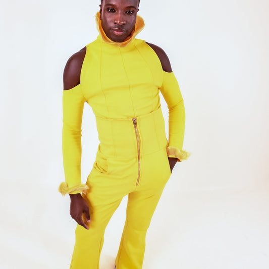 Blossom Turtleneck Sweater With Detachable Ruffles - LLESSUR NYC