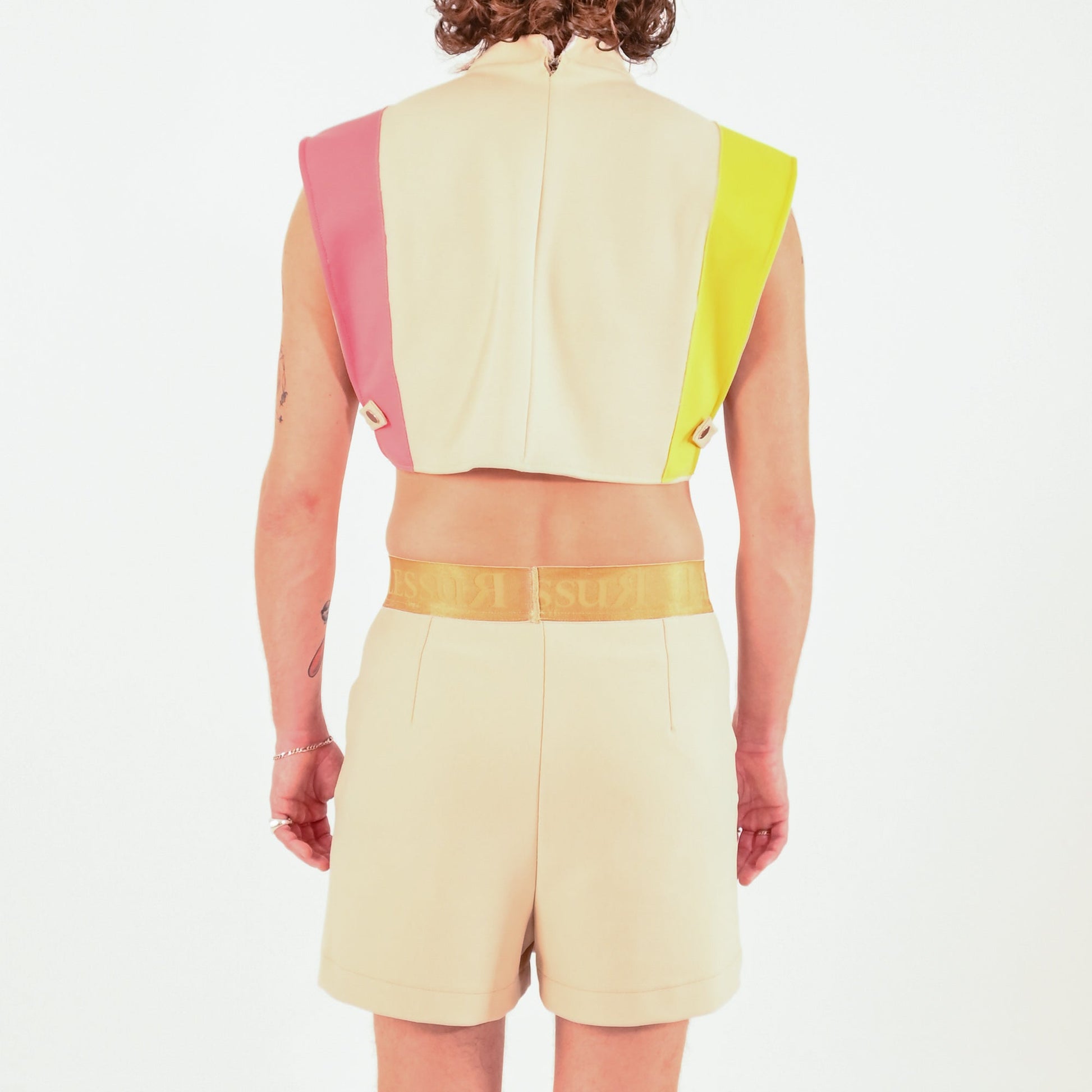 Elastic Waist Skort - LLESSUR NYC