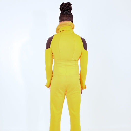 High-Waisted Flare Pant with Metal Zipper - LLESSUR NYC
