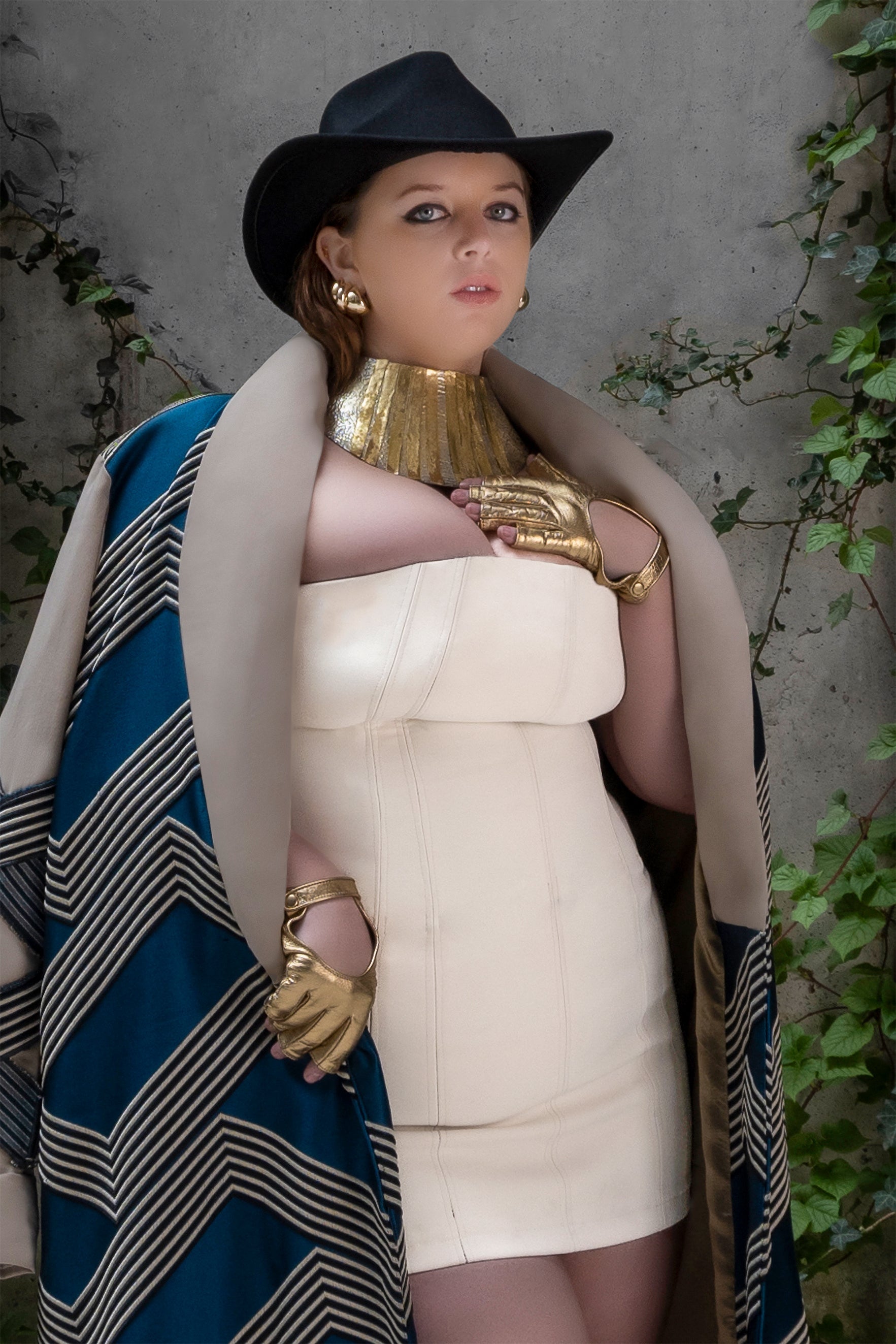Geo Pattern Duster Jacket Coats & Jackets LLESSUR NYC