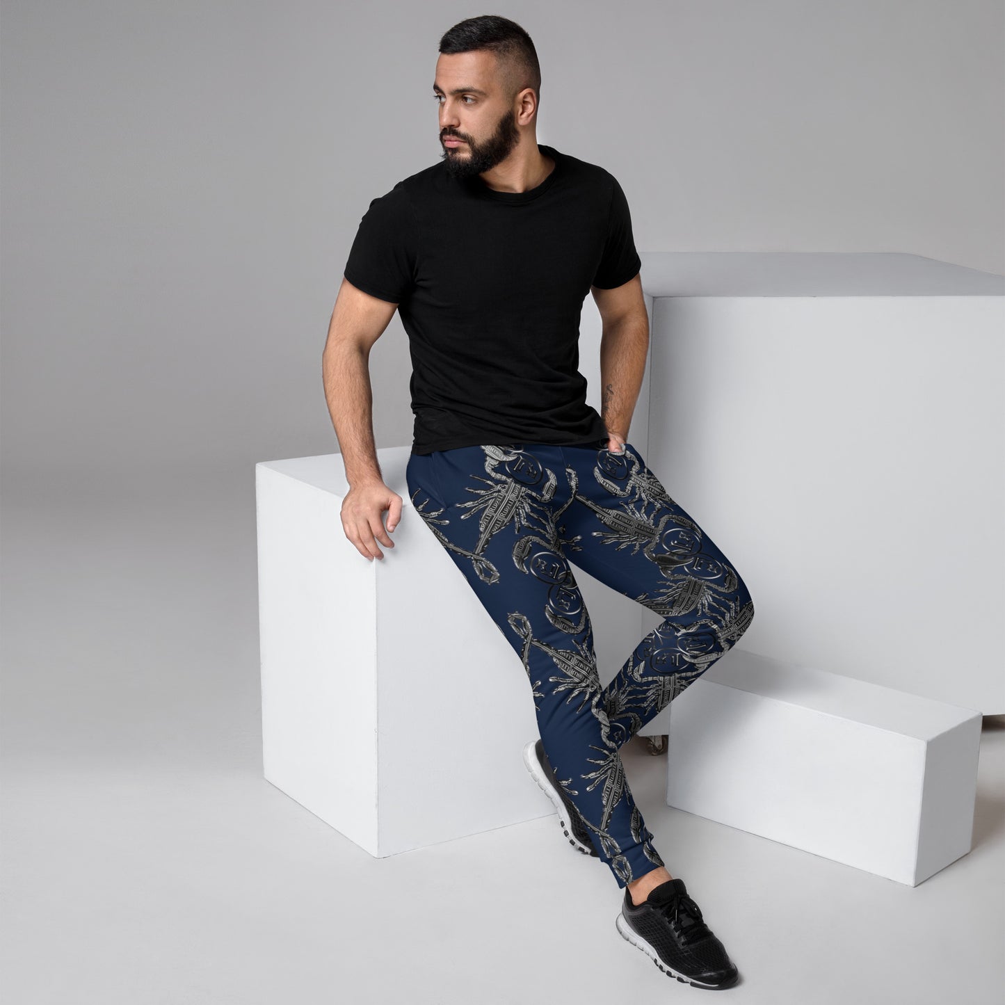 Men's Graphic Joggers Scorpio Emblem LLESSUR NYC