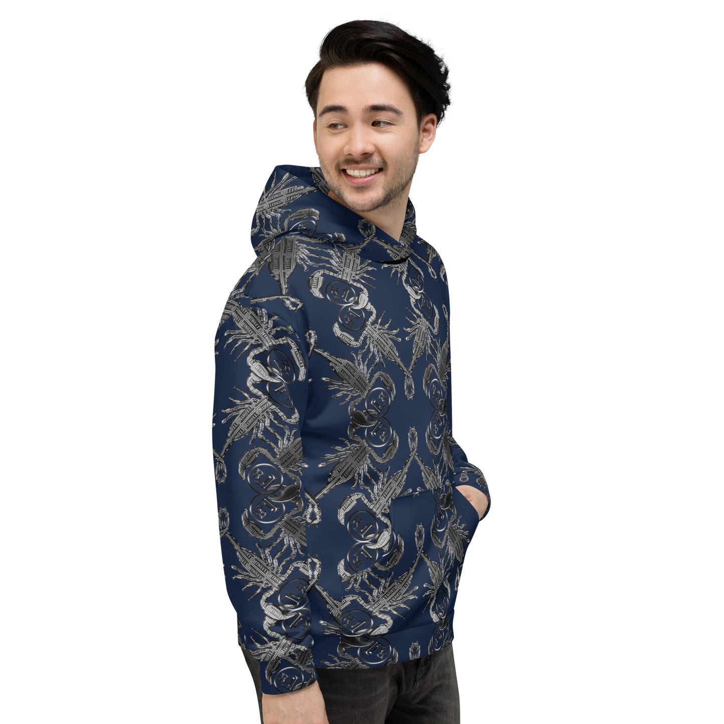 Scorpio Chain Unisex Eco Hoodie Printify