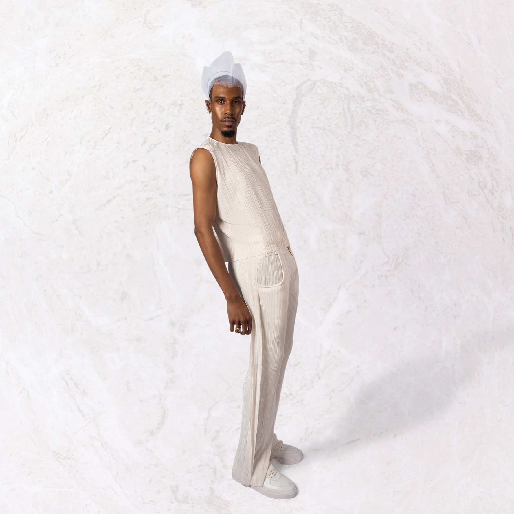 Sleeveless Crewneck Top Shirts & Tops LLESSUR NYC