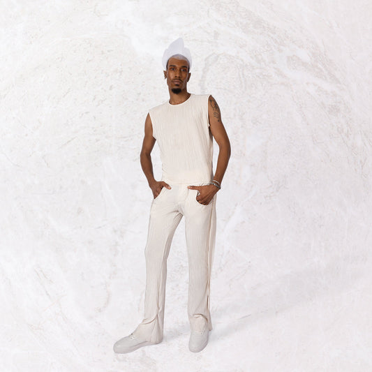 Sleeveless Crewneck Top Shirts & Tops LLESSUR NYC