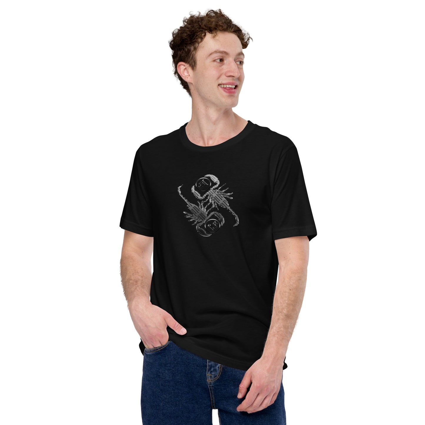 Unisex Graphic T-shirt Scorpio Emblem LLESSUR NYC