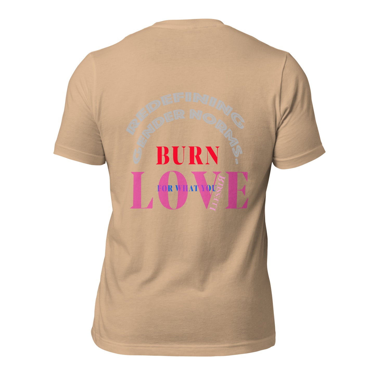 Unisex Graphic T-shirt Burn Love LLESSUR NYC