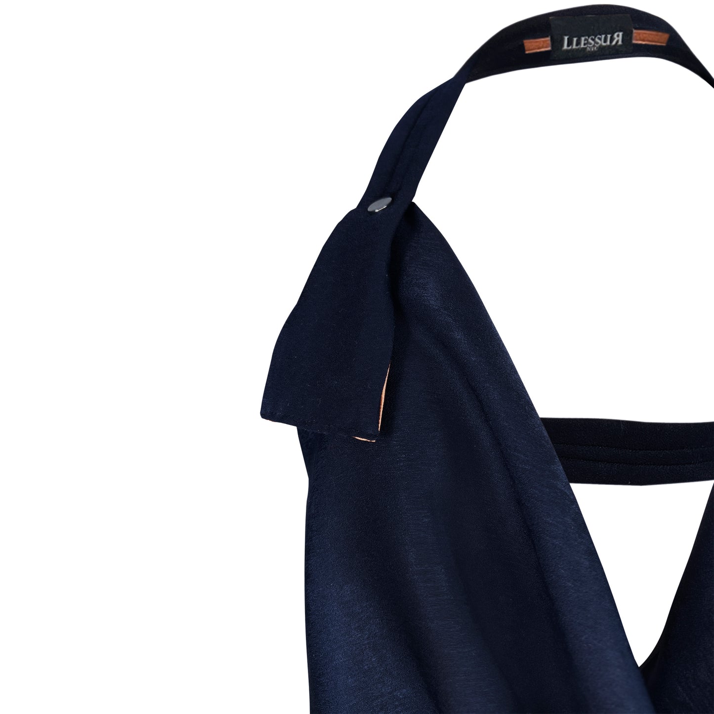 Deep Wave Halter Top - LLESSUR NYC