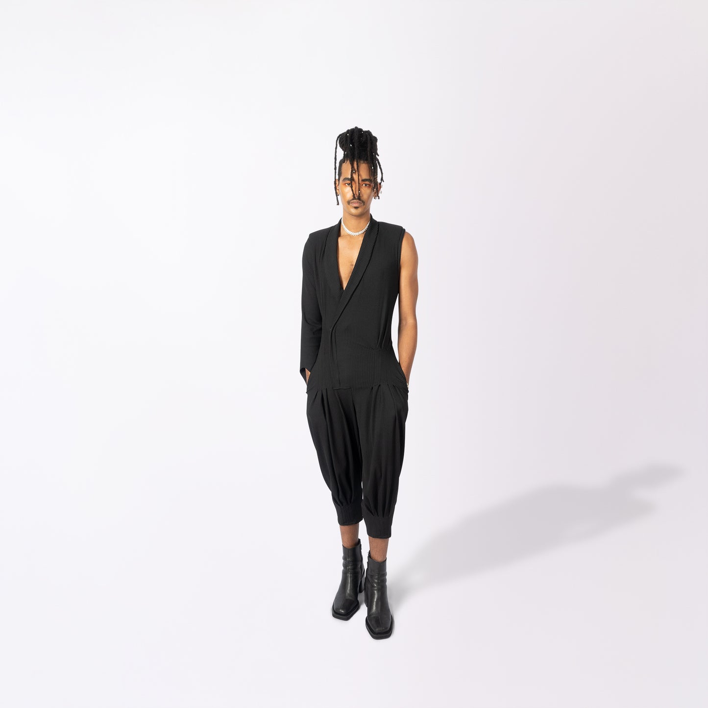 Clubmaster Parachute Jumpsuit Jumpsuit LLESSUR NYC