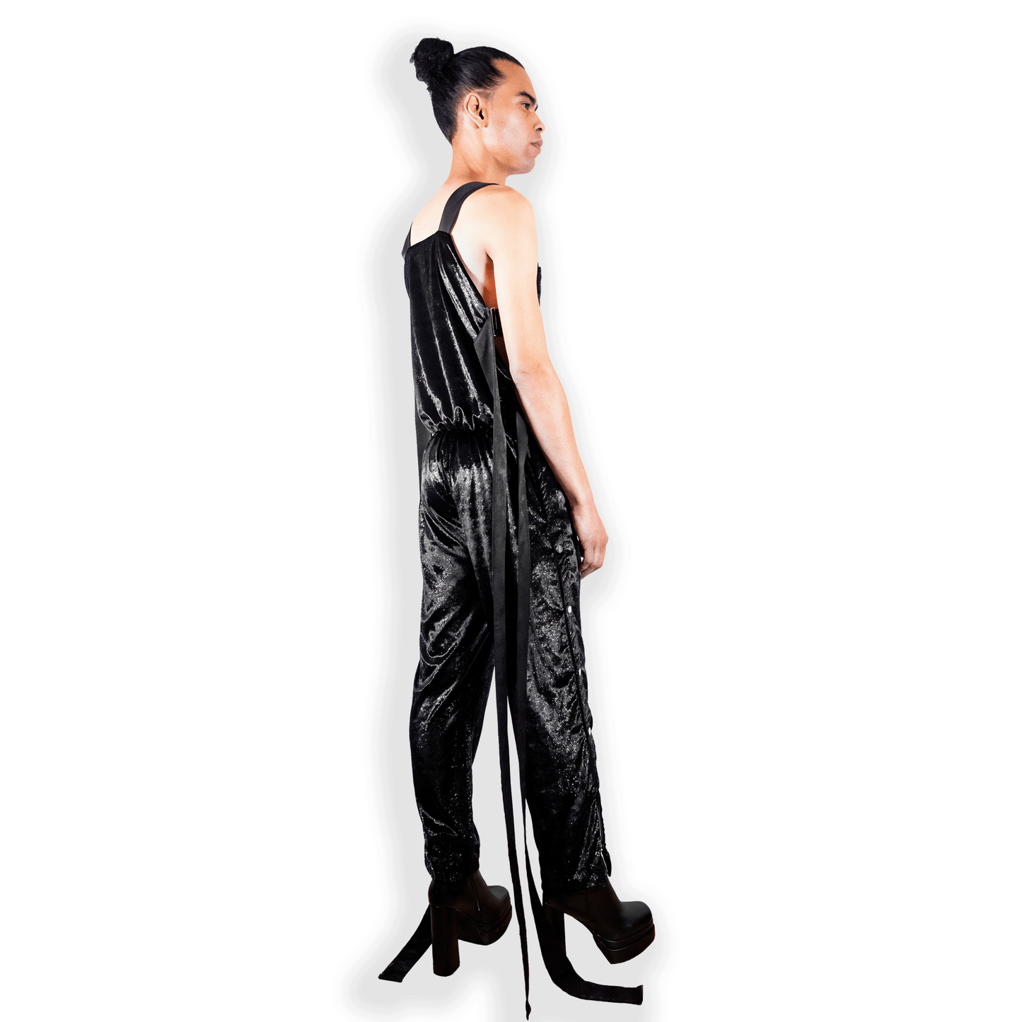 Fancy Overall W/ Floor-Length Straps - LLESSUR NYC