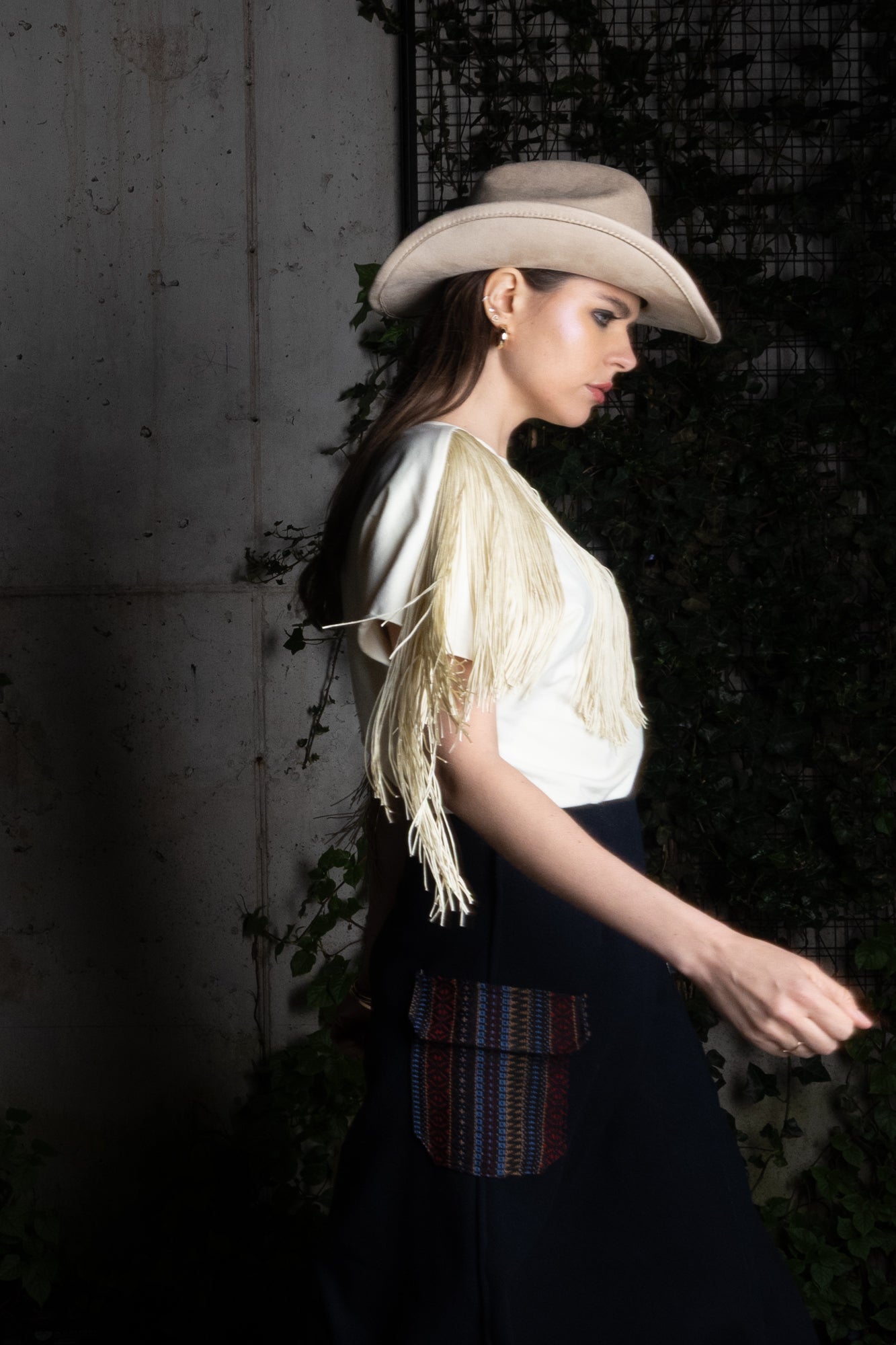Fringe Raw Edge T-Shirt Shirts & Tops LLESSUR NYC