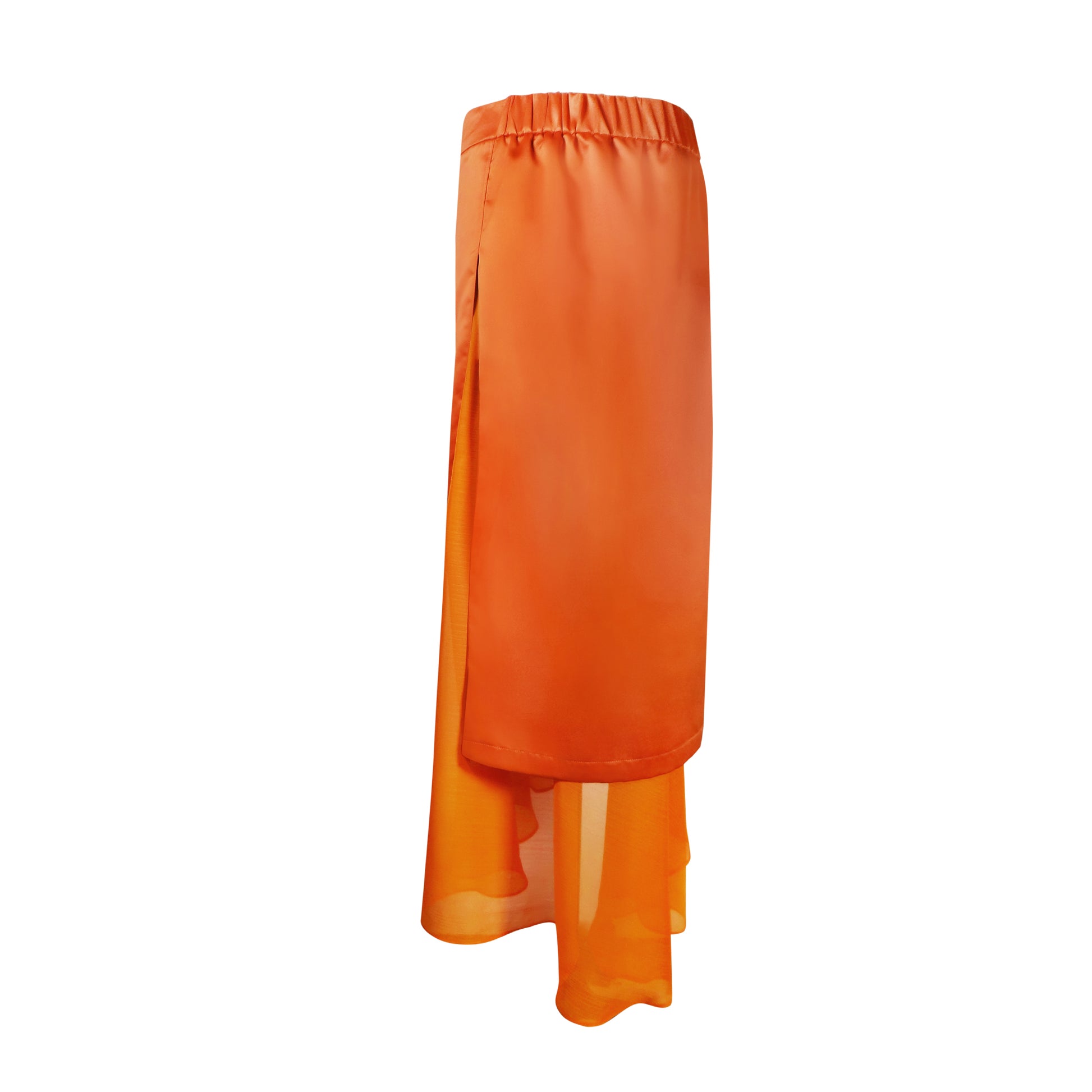 DETACHABLE SLIP LOW-WAISTED LONG SKIRT - LLESSUR NYC