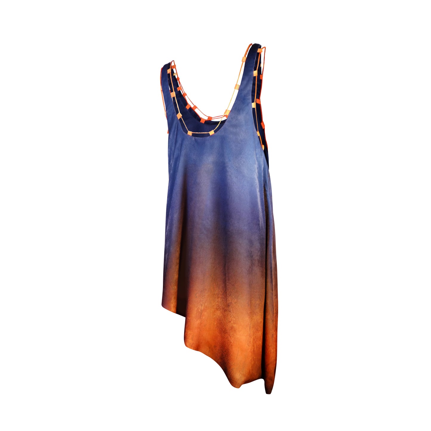 Unisex-fit Asymmetrical Flared Tank Top - LLESSUR NYC