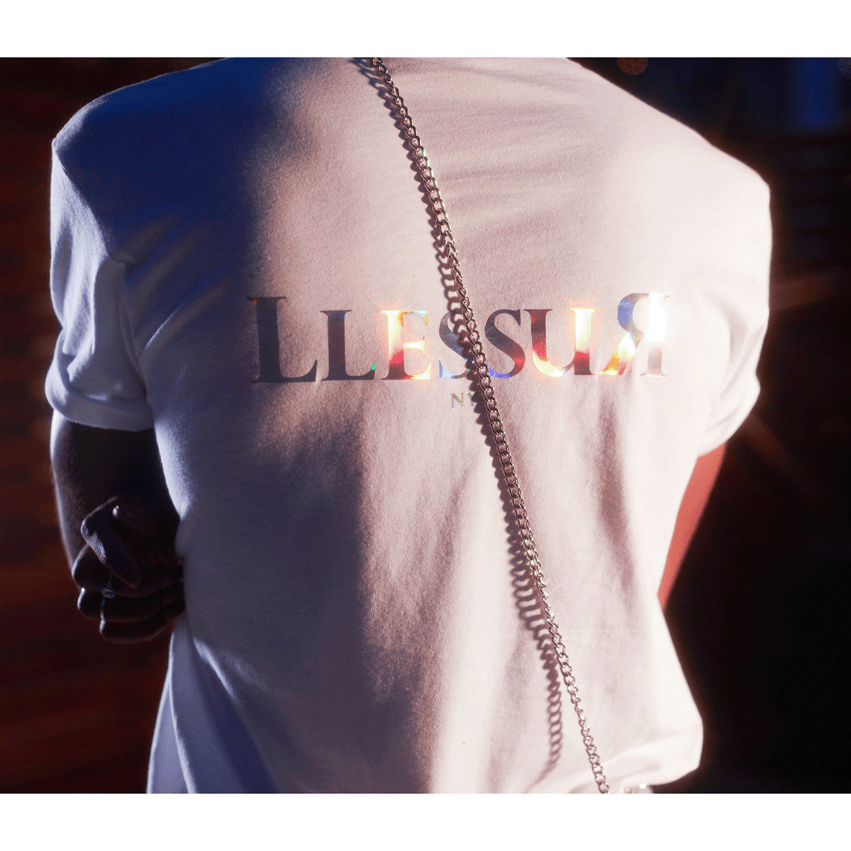 VIP Logo T-Shirt - White - LLESSUR NYC