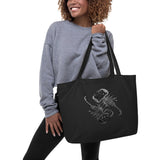 Scorpio Emblem Large Organic Tote Bag - LLESSUR NYC