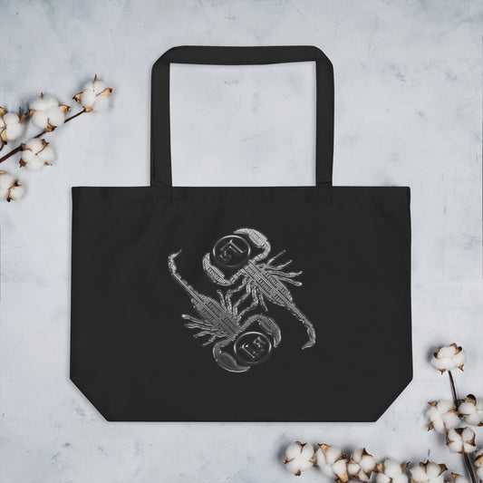 Scorpio Emblem Large Organic Tote Bag - LLESSUR NYC