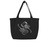 Scorpio Emblem Large Organic Tote Bag - LLESSUR NYC